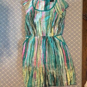 Mossimo Supply Co. Multicolor Striped Dress EUC Sz M